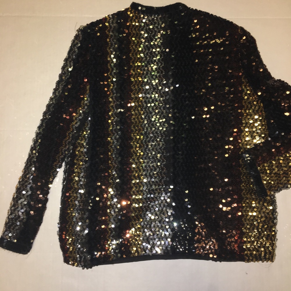 Vintage Harry Acton Evening Sport sequin  jacket - Picture 5 of 5